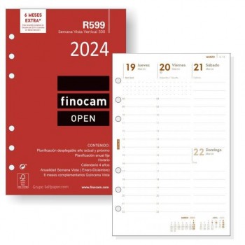 RECAMBIO AGENDA R599 OPEN SEMANA VISTA