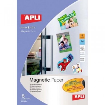 PAPEL APLI DINA4 MAGNETICO  8HOJAS