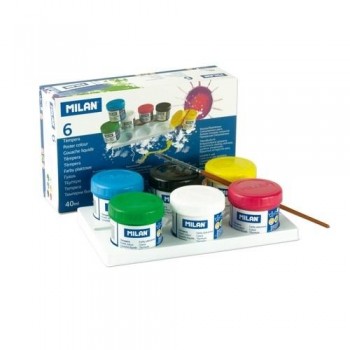 TEMPERA MILAN 6 BOTES COLORES 40ML