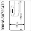 DYMO ETIQUETA COMPATIBLE 190X38 99018
