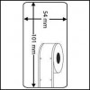 DYMO ETIQUETA COMPATIBLE 54X101 (1X220)  99014/S0722430