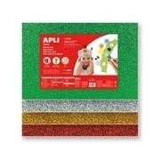 GOMA EVA 40X60 2MM PURPURINA ROJO