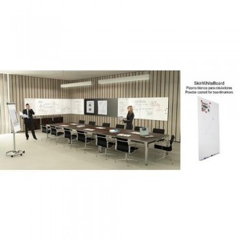 Pizarra pared SkinWhiteBoard lacada blanca 80x120 cm.