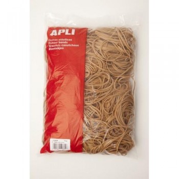 GOMAS ELÁSTICAS 60X2 BOLSA 1 KG. APLI