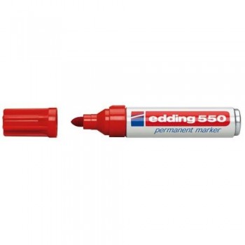 ROTULADOR EDDING 550 ROJO