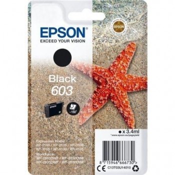 EPSON CARTUCHO ORIGINAL 603 NEGRO 3,4ML