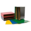 CAJA  ARCHIVADOR 65MM AZUL