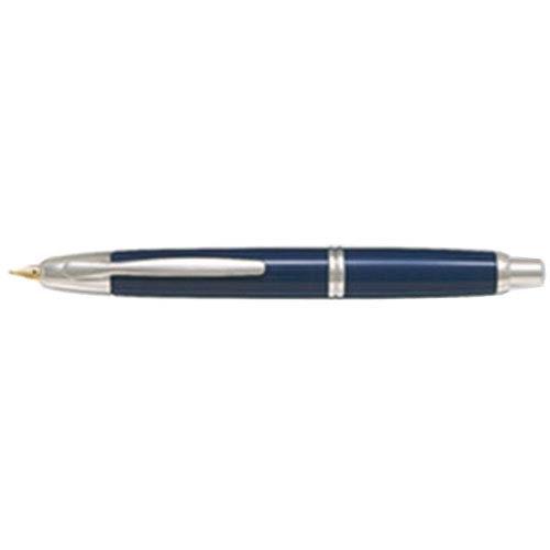 Pluma regalo retráctil azul con plumin de oro M Capless Rodio Pilot