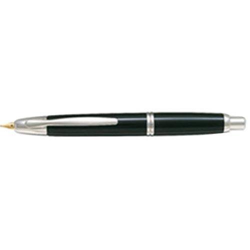Pluma regalo retráctil negro con plumin de oro M Capless Rodio Pilot