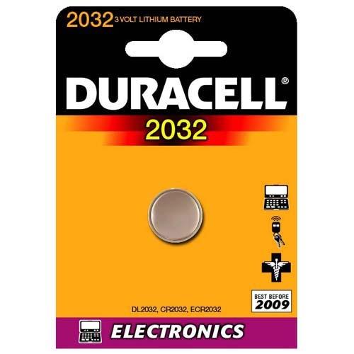 PILAS  DURACEL BOTON CR2032 3V 220 MAH PACK DE 2