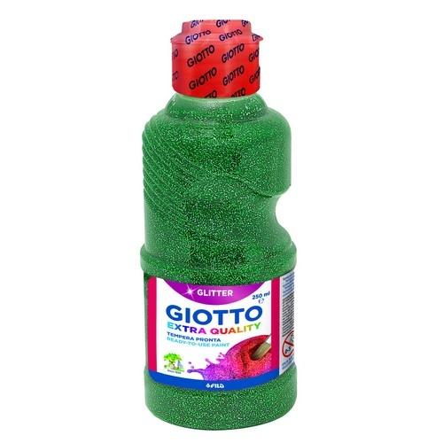 TEMPERA GIOTTO GLITTER 250ML VERDE