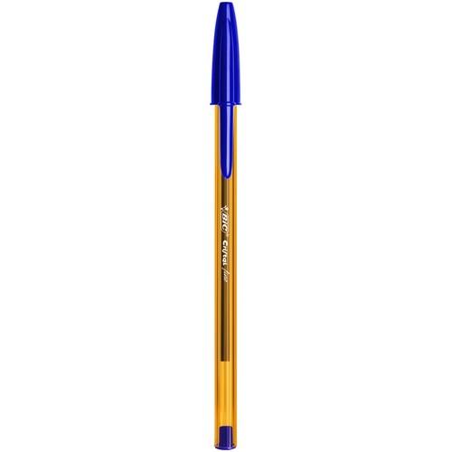 BOLIGRAFO BIC NARANJA FINA  AZUL