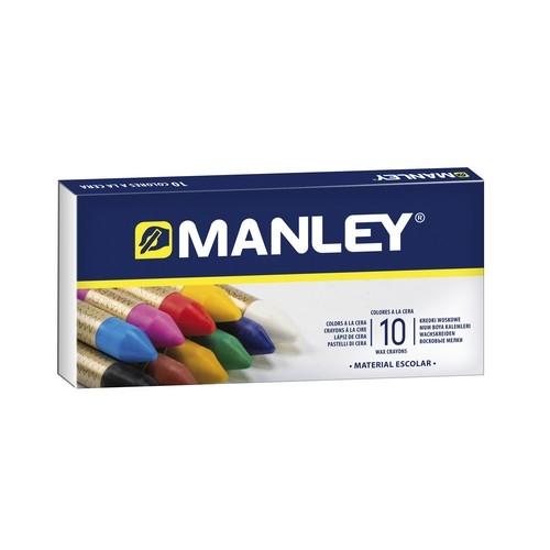 LAPIZ CERA MANLEY 10 COLOR