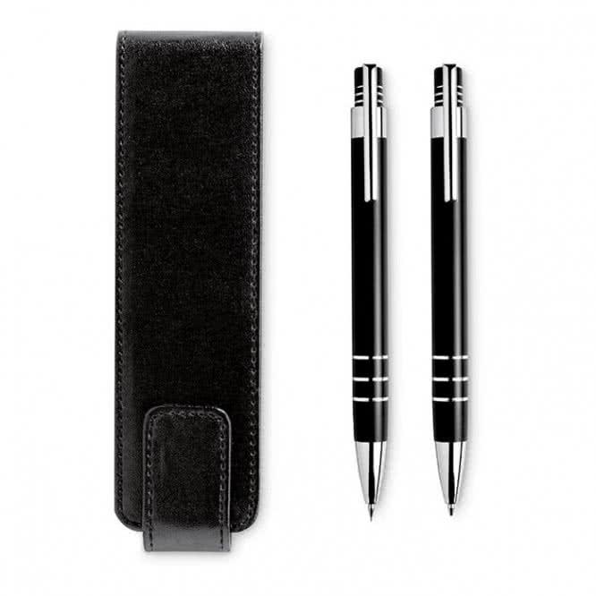 ESTUCHE ESCRITURA W552 2/P PIEL GALANA NEGRO