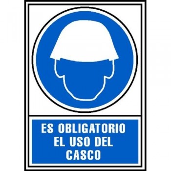 SEÑAL 6173 /01 STO ES OBLIGATORIO EL USO DEL CASCO