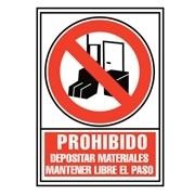 SEÑAL 6174 /01 STP PROHIBIDO DEPOSITAR MATERIALES