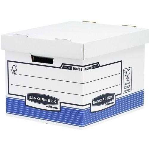 formato A4 color azul Bankers Box 4461104 Caja de cartón 