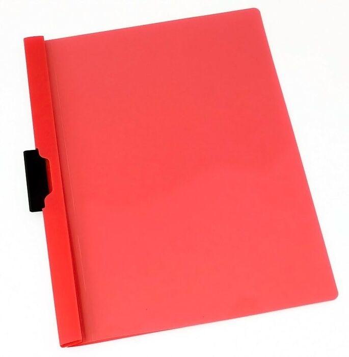 CARPETA DOSSIER PINZA CLIP 30H ROJO
