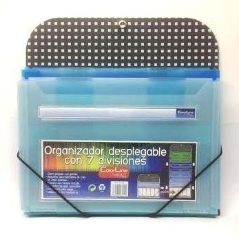 ORGANIZADOR DESPLEGABLE  CON 7 DIVI