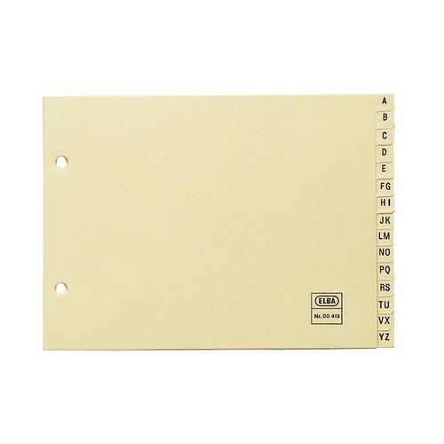INDICE AZ PLASTICO CUARTO PLASTICO APAISADO
