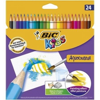 LAPIZ BIC ACUARELABLE 24 COLORES