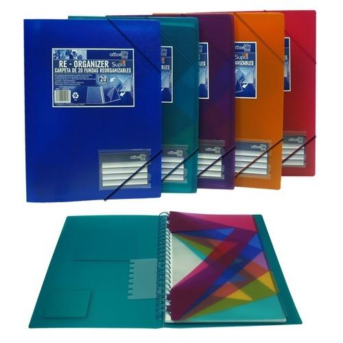CARPETA 30 FUNDAS EXTRAIBLES SUPRA