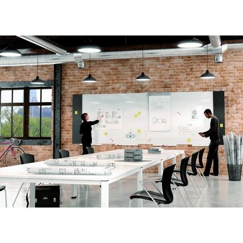 Mesa 160x80 cm. estructura aluminio tablero melamina haya serie Executive Rocada