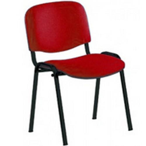 Silla confidente tapizada  rojo Rocada RD965