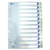 INDICE SEPARADOR POLIPROPILENO 1-12 GRIS