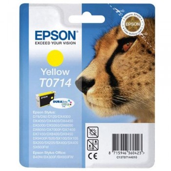 EPSON CARTUCHO ORIGINAL T07144 AMARILLO