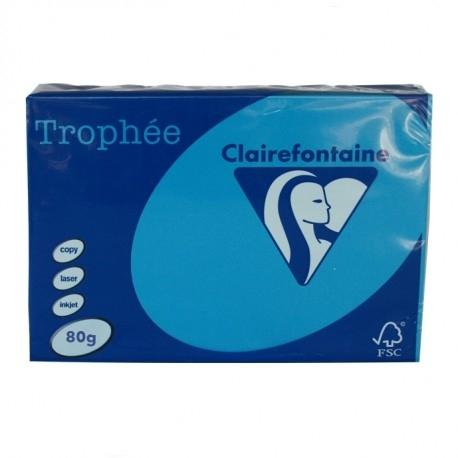 PAPEL DINA4 80GR PAQ500 AZUL TURQUESA (1781)