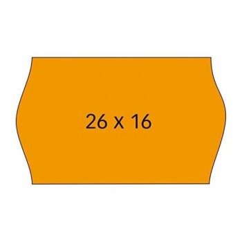 ETIQUETAS APLI MARCAR 26X16MM NARANJA REMOVI PACK 6 101719