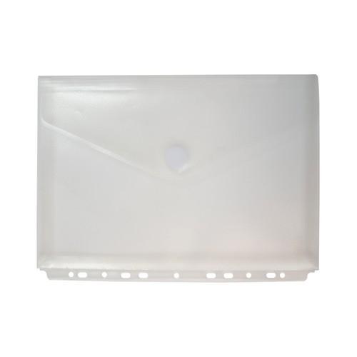 CARPETA SOBRE DINA4+ MULTITALADRO FUELLE VELCRO TRANSPARENTE