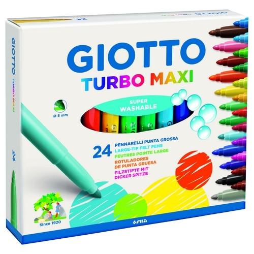 ROTULADOR GIOTTO TURBO MAXI 24 COLORES