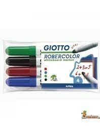 ROTULADOR PIZARRA GIOTTO PUNTA GIGANTE BOLSA 4 COLORES