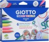 ROTULADOR GIOTTO DECOR TEXTIL 6 COLORES