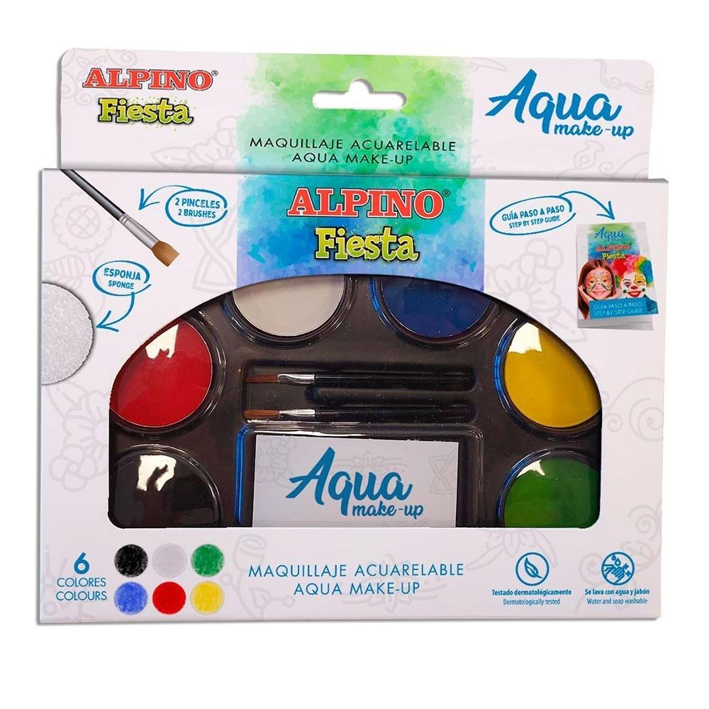 MAQUILLAJE ALPINO ACUARELABLE 6 COLORES DL000620