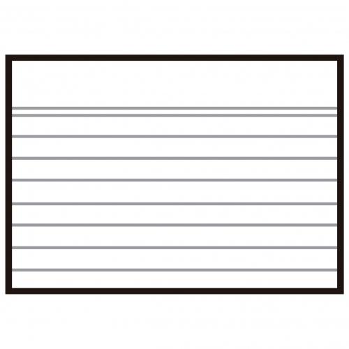 FICHAS RAYADAS Nº1 65X95MM PAQ 100
