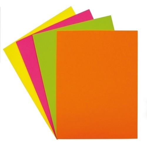 PAPEL DINA4 80GR PAQ500 AMARILLO FLUORESCENTE  FIXO
