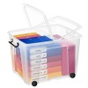 CAJA MULTIUSO 75l APILABRE CON RUEDAS ARCHIVO 2000