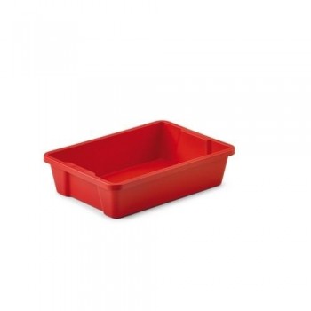 Cajón pequeño sin tapa para mueble tipo ministerio rojo Faibo