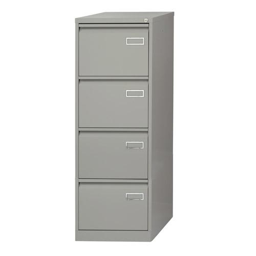 Colector Sombreado paso Archivador metálico 4 cajones 42,7x62,7x132,6cm gris Rocada