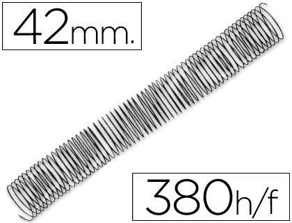 ESPIRAL METALICA PAS64 (5.1) Nº42 NEGRA CAJA 30U