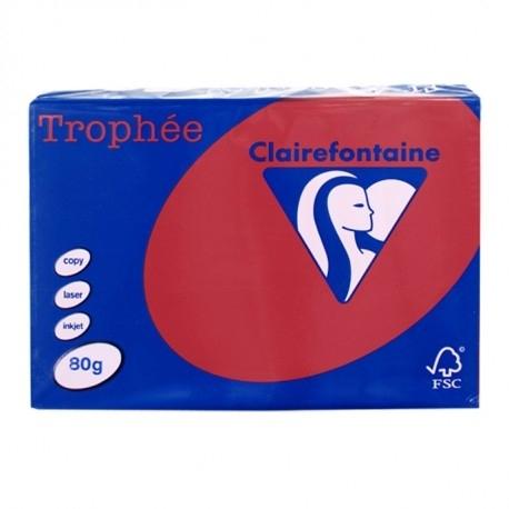 PAPEL DINA4 80GR PAQ500 ROJO (1782)