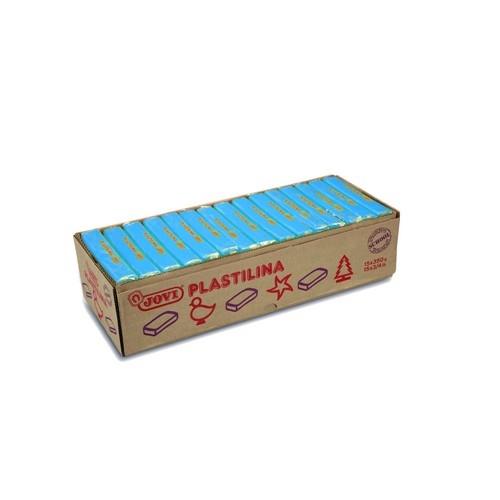 PLASTILINA JOVI 72 350GR AZUL CLARO