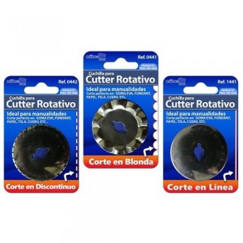 CUTTER 45MM RECAMBIO REDONDO CORTE DISCONTINUO