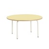 Mesa redonda madera estructura metálica T2 52 cm. altura 100 cm diámetro haya Aries
