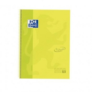 CUADERNO OXFORD DINA4 80H TAPA DURA 90GR CUADRO 5X5 TE LIMA