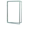 Vitrina para interior superficie magnética lacada blanca (10xa4) Rocada