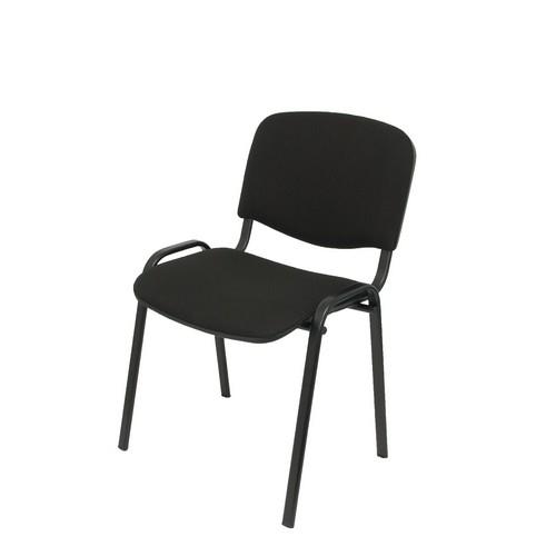 Silla confidente tapizada negro Alcaraz Piqueras y Crespo